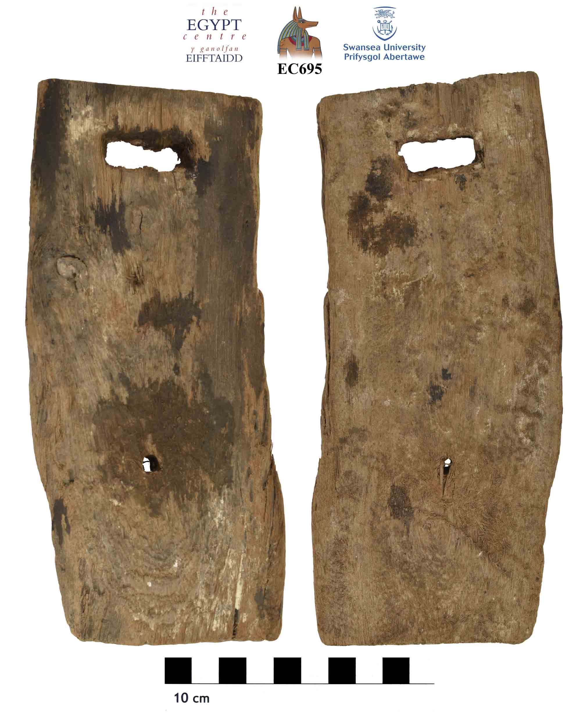 Image for: Base from a wooden funerary figure
